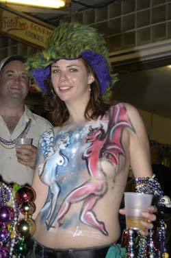 Body Painting 2005 photo - Duval Street, Key West
